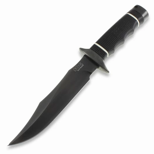 SOG Tech Bowie Knife, Black S10B-K 3 SOG Tech Bowie Knife, Black S10B-K