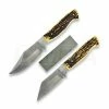 Schrade 2pc Fixed Blade Set W/ Stone -knives Shop 66109 SCHP1157961 01