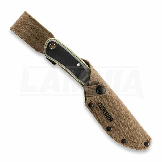 Gerber Downwind Drop Point Knife, Green 3931 4 Gerber Downwind Drop Point Knife, Green 3931 - Image 2