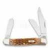 Case Cutlery Large Stockman Amber Bone Pocket Knife 00128 -knives Shop 12594 CA00128 01