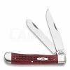 Case Cutlery Trapper Red Pocket Worn Pocket Knife 00783