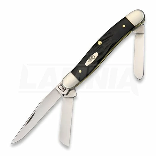 Case Cutlery Medium Stockman Rough Black Pocket Knife 18222 3 Case Cutlery Medium Stockman Rough Black Pocket Knife 18222