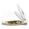 Case Cutlery Small Texas Jack Amber Bone Pocket Knife 00077 -knives Shop 22523 CA00077 01