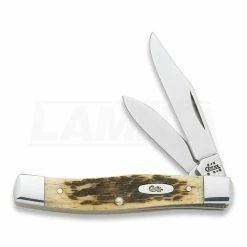 Case Cutlery Small Texas Jack Amber Bone Pocket Knife 00077