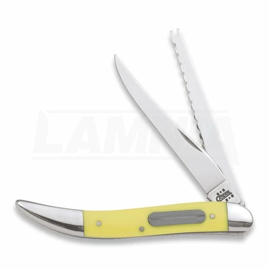 Case Cutlery Fish Knife Yellow Pocket Knife 120 3 Case Cutlery Fish Knife Yellow Pocket Knife 120