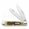 Case Cutlery Trapper Amber Bone Pocket Knife 00164 -knives Shop 22789 CA00164 01