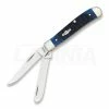 Case Cutlery Mini Trapper Blue Bone Pocket Knife 2838 -knives Shop 22970 CA2838 01