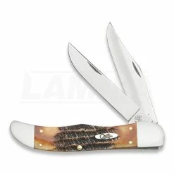 Case Cutlery Folding Hunter Burnt Bonestag Pocket Knife 03574