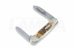 Case Cutlery Canoe Amber Bone Pocket Knife 00263 -knives Shop 2322 CA00263 05