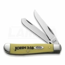 Case Cutlery John 3:16 Mini Trapper Pocket Knife 8850