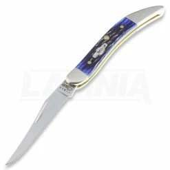 Case Cutlery Small Texas Toothpick Pocket Knife, Blue 2804