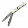 Hen & Rooster Damascus Trapper Pocket Knife, 3 1/2" -knives Shop 26266 HR212MOPDM 01