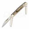 Hen & Rooster Stockman Mini Pocket Knife, Deer Stag -knives Shop 26322 HR303DS 01