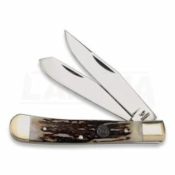 Hen & Rooster Trapper Deer Stag Pocket Knife