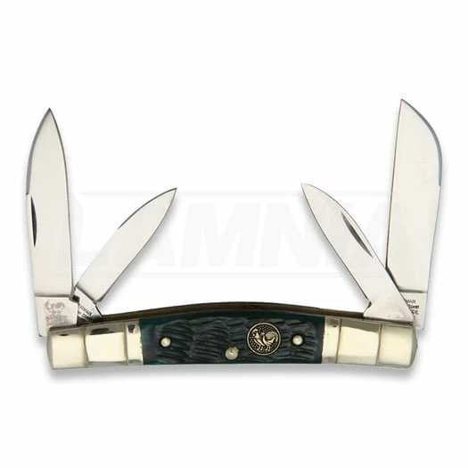 Hen & Rooster Small Congress Green Pick Bone Pocket Knife 3 Hen & Rooster Small Congress Green Pick Bone Pocket Knife