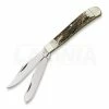 Hen & Rooster Small Trapper Deer Stag Pocket Knife -knives Shop 26383 HR412DS 01