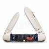 Case Cutlery Canoe Navy Blue Bone Pocket Knife 07309 -knives Shop 35068 CA07309 01