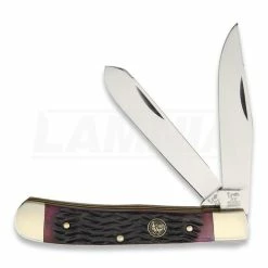 Hen & Rooster Trapper Bone Pocket Knife
