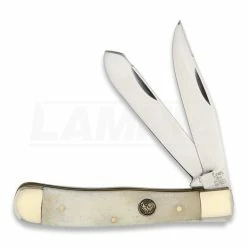 Hen & Rooster Trapper Bone Pocket Knife -knives Shop 41224 HR312TB 04