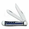 Case Cutlery Blue Line Trapper Bone Pocket Knife 06567