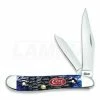 Case Cutlery Peanut Navy Blue Bone Pocket Knife 07314 -knives Shop 44521 CA07314 01