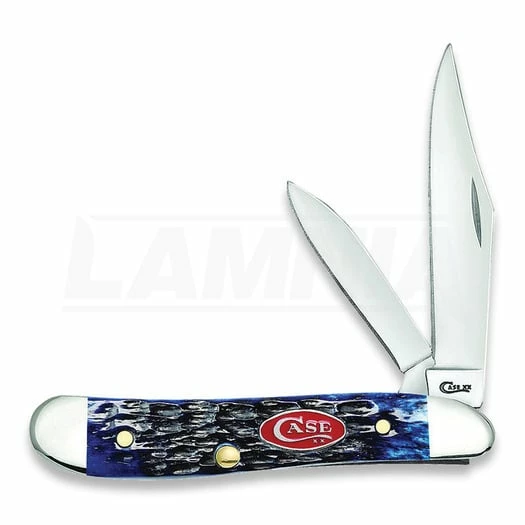 Case Cutlery Peanut Navy Blue Bone Pocket Knife 07314 3 Case Cutlery Peanut Navy Blue Bone Pocket Knife 07314