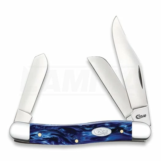 Case Cutlery Stockman Sparxx Blue Kirinite Pocket Knife 23435 3 Case Cutlery Stockman Sparxx Blue Kirinite Pocket Knife 23435