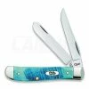 Case Cutlery Mini Trapper Caribbean Blue Pocket Knife 25593 -knives Shop 44555 CA25593 01