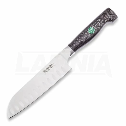 Hen & Rooster Santoku, Black 3 Hen & Rooster Santoku, Black
