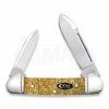Case Cutlery SparXX Gold Stardust Kirinite Smooth Baby Butterbean Folding Knife 50985 -knives Shop 58296 CA50985 01
