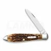Case Cutlery Worn Antique Bone Peach Seed Jig Tear Drop Pocket Knife 55225 -knives Shop 58300 CA55225 01