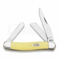Case Cutlery Stockman Yellow Pocket Knife 035