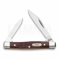 Case Cutlery Small Pen Knife Brown Delrin 083