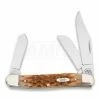 Case Cutlery Large Stockman Amber Bone Pocket Knife 128 -knives Shop 60172 CA128 01
