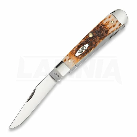 Case Cutlery Trapper Amber Bone Pocket Knife 163 3 Case Cutlery Trapper Amber Bone Pocket Knife 163