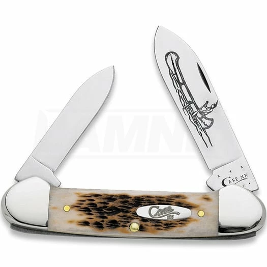 Case Cutlery Canoe Amber Bone 263 3 Case Cutlery Canoe Amber Bone 263
