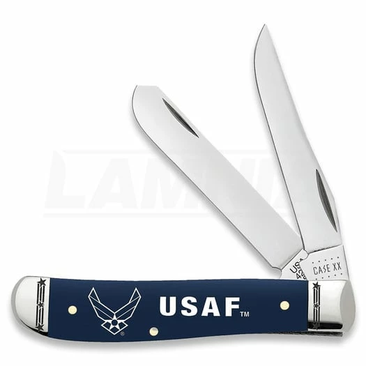 Case Cutlery U.S. Air Force Mini Trapper Pocket Knife 32402 3 Case Cutlery U.S. Air Force Mini Trapper Pocket Knife 32402