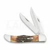 Case Cutlery Folding Hunter Burnt Bonestag Pocket Knife 3574 -knives Shop 60227 CA3574 01