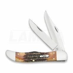 Case Cutlery Folding Hunter Burnt Bonestag Pocket Knife 3574
