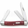 Case Cutlery Medium Stockman Red Jigged Bone Pocket Knife 786 -knives Shop 60247 CA786 01
